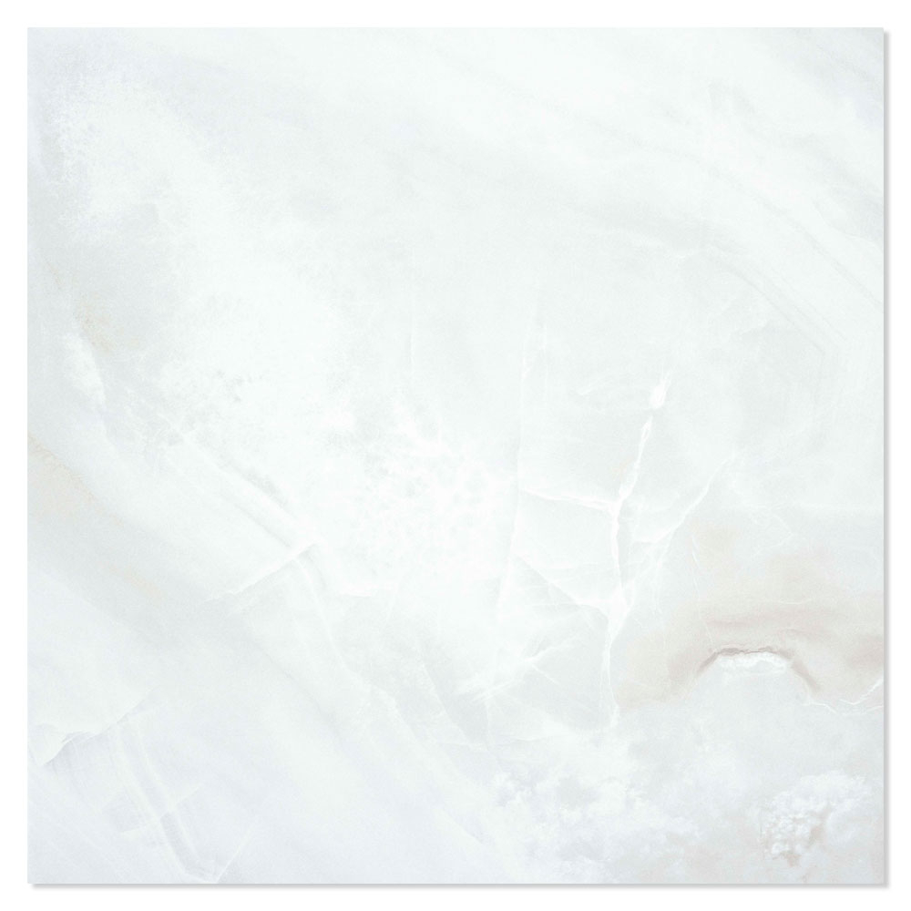 Marmor Gulvflis Diva Lys Grå Blank 45x45 cm